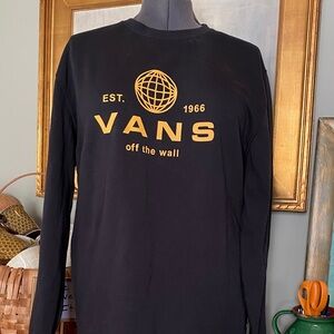 Vans Men’s Off The Wall Graphic Fleece Crewneck Sweatshirt Color Black Size XL